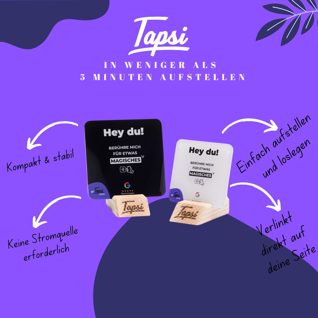 Dein Tapsi einrichten: Anleitung + Tipps & Tricks