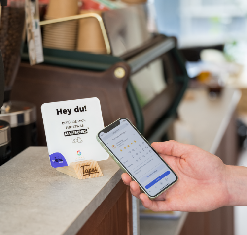 Vom Tisch zum Online-Ruhm: So nutzt dein Café Tapsi‑NFC zur Review-Steigerung