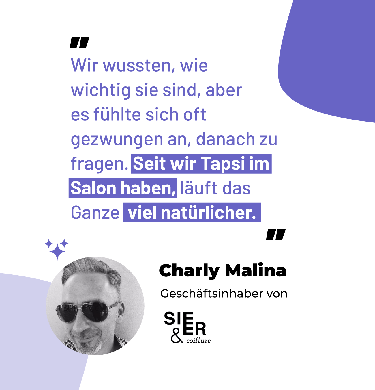 Tapsi Bewertungskarte