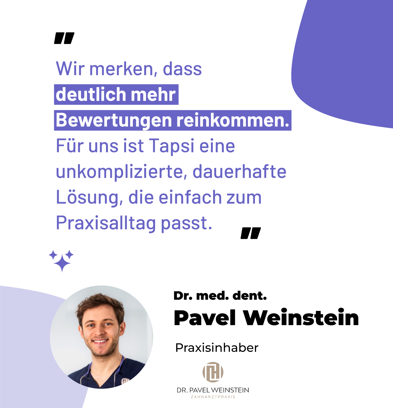 Tapsi Bewertungskarte